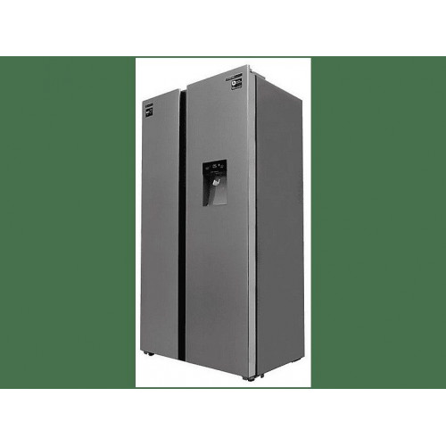 Frigorifico americano - INFINITON SBS-503A77XED, No Frost, Altura 176,8 cm, Capacidad 503 l, Inoz
