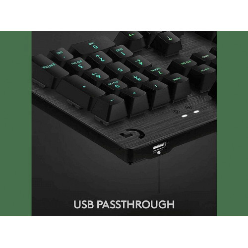 Teclado - LOGITECH G 920-009434, USB, Teclas iluminadas, idioma: PT, Negro