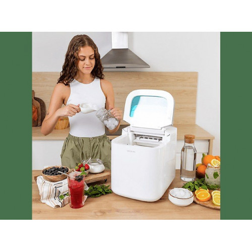 Maquina de hacer hielo - CECOTEC 805 MAQUINA HIELO CHILLIN, 150 W, White