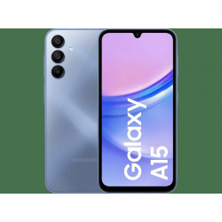 SAMSUNG A15 6.5P/4G/8N/4+128GB/BL, Azul, Móvil Android, 128 GB, 4 GB RAM, 6,5 