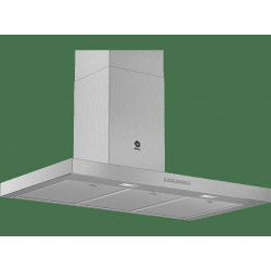 Campana decorativa - Balay 3BC097EX, 756 m³/h, Control electrónico, iluminación LED, 90 cm, Inox