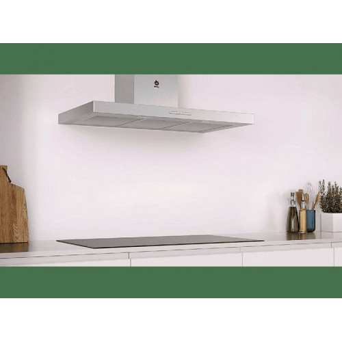 Campana decorativa - Balay 3BC097EX, 756 m³/h, Control electrónico, iluminación LED, 90 cm, Inox