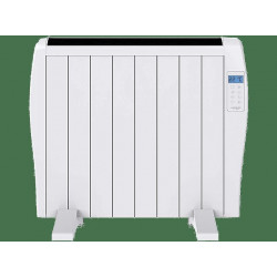Emisor térmico - Cecotec Ready Warm 1800 Thermal, 8 Elementos, 15m2, SlimDesign, Programable 24 horas, Blanco
