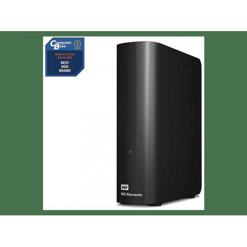 Disco duro externo 10 TB - Western Digital WD Elements Desktop, Sobremesa, USB 3.0, Compatible USB 2.0, Formato NTFS, Negro