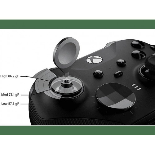 Mando Xbox - Microsoft Xbox Elite Series 2, Bluetooth + Cable USB-C, Negro, Para Xbox Series X|S, Xbox One, PC, Android, iOS