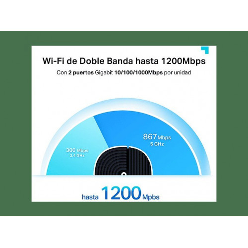 Sistema Wi-Fi Mesh - TP-Link DECO M4 (3-pack), Inteligente, Doble Banda, AC1200