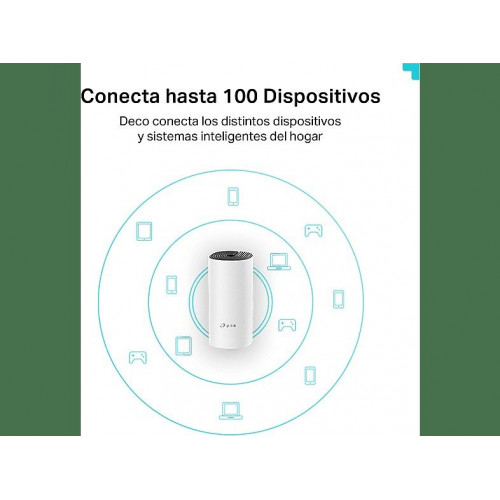Sistema Wi-Fi Mesh - TP-Link DECO M4 (3-pack), Inteligente, Doble Banda, AC1200