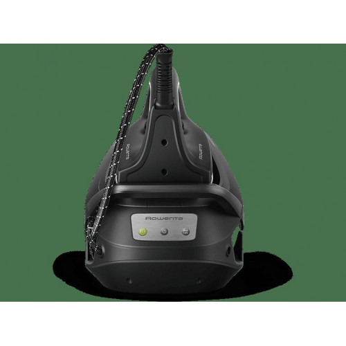 Centro de planchado - Rowenta VR832, 2600 W, 1.7 L, 6.5 bares, Golpe de vapor 350 g/m, Suela MicroSteam400, Sistema Calc-Away, Negro y azul