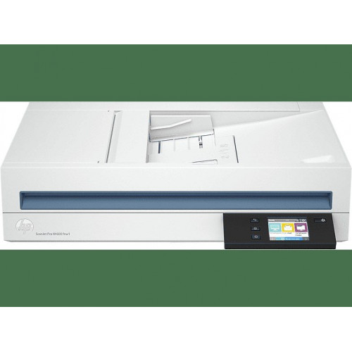 Escáner  - 20G07A#B19 HP, 1200 x 1200 DPI dpi, Velocidad de escaneo ADF (b/n, A4):40 ppm, Velocidad de escaneo ADF duplex (b/n, A4):80 ipm, Velocidad de escaneo ADF duplex  (color, A4):80 ipm, Wi-Fi, Blanco