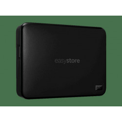 Disco duro externo 4 TB - Western Digital WD Easystore, Portátil, HDD, USB 3.2 Gen 1, Software de Copia de Seguridad, Para Windows y Mac, Negro
