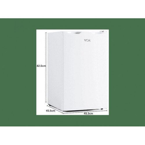 Congelador vertical - VOK EVF-63TDEW, 82,5 cm, Blanco