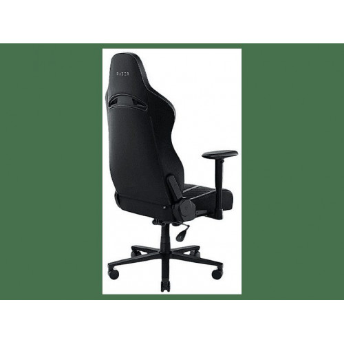 Silla gaming - Razer Enki X, Reposabrazos 2D, Carga máxima 136 kg, Cuero sintético, Arco lumbar, Negro/Verde