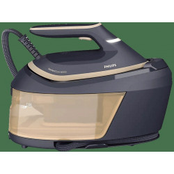 Centro de planchado - Philips PerfectCare Serie PSG6066/20, 2400W, 130 g/min, 1.2l, OptimalTEMP, Hierro, Gris
