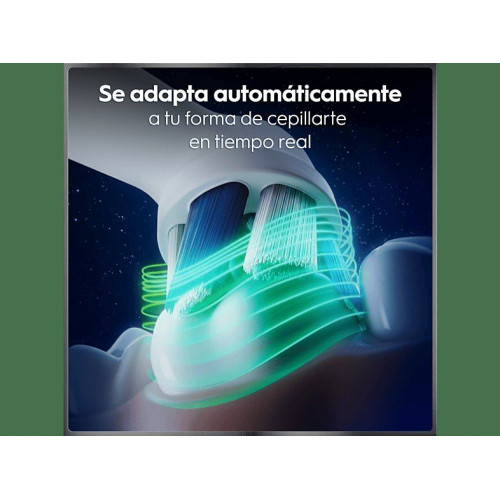 Cepillo eléctrico - Oral-B iO 10, 1 Cabezal, Con app y guía en tiempo real 3D, Estuche De Viaje De Carga, Diseñado Por Braun, Blanco