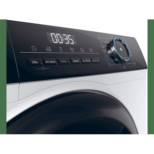 Lavadora carga frontal - Haier I-Pro Series 3 HW90-BP14939-S, 9kg, 1400rpm, Función Vapor, Motor Inverter BPM, Antibacterias, Blanco