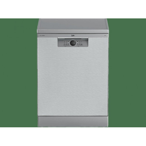 Lavavajillas - Beko BDFN26640XC, 9.5 l, 16 servicios, 6 programas, 60 cm, Tercera bandeja, Corner Intense, Fast+, Inox