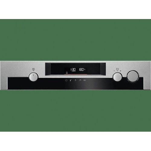 Horno a vapor - AEG BSE572360M, Multifunción, Pirolítico, 72 l, Sonda térmica, 60 cm, Inox