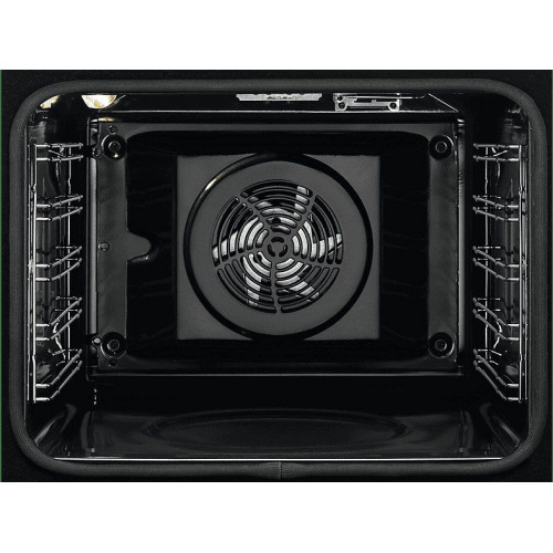 Horno a vapor - AEG BSE572360M, Multifunción, Pirolítico, 72 l, Sonda térmica, 60 cm, Inox