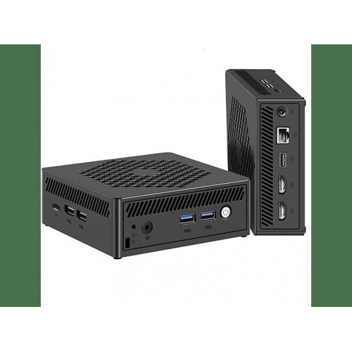 Mini PC - LEOTEC Gemini Mini PC, Intel Celeron N4000, 8 GB RAM, 128 GB SSD, UHD 600, Windows 11 Home, Negro
