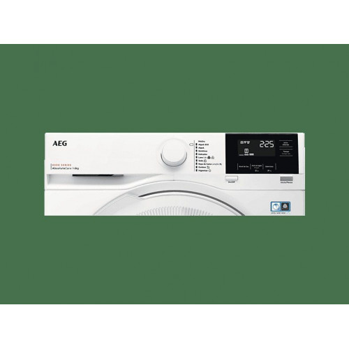 Secadora bomba de calor - AEG TR818A2OB, 8 kg, 10 programas, SensiDry, MixDry, Blanco