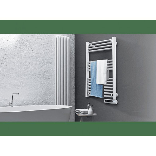 Toallero eléctrico - Cecotec ReadyWarm 9100 Smart Towel White, 500 W, 3 Modos, Pantalla LED, Táctil, Programable, Blanco