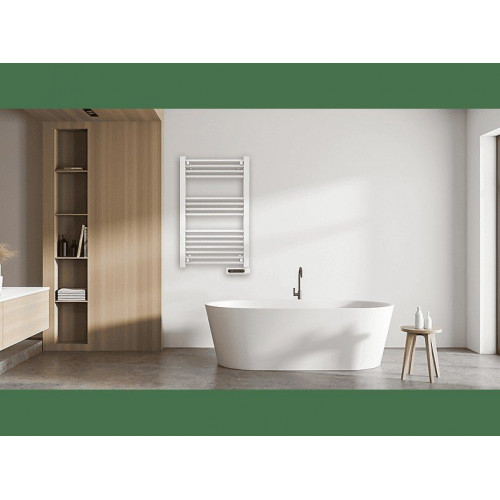 Toallero eléctrico - Cecotec ReadyWarm 9100 Smart Towel White, 500 W, 3 Modos, Pantalla LED, Táctil, Programable, Blanco