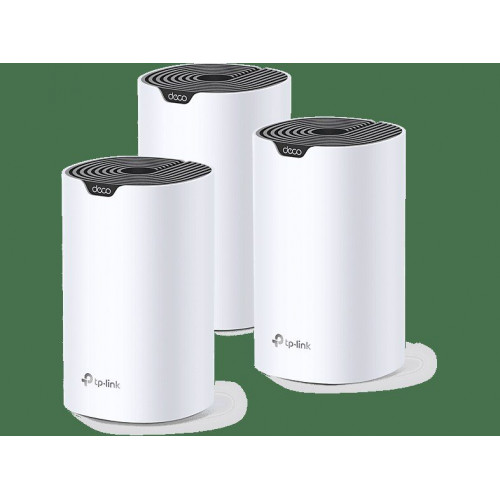Sistema WiFi Mesh - TP-Link Deco S7, Pack 3, 1900 Mbps, Doble banda, 3x3 MU-MIMO, Ethernet Gigabit, Blanco