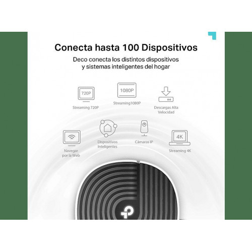 Sistema WiFi Mesh - TP-Link Deco S7, Pack 3, 1900 Mbps, Doble banda, 3x3 MU-MIMO, Ethernet Gigabit, Blanco