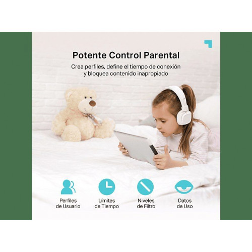 Sistema WiFi Mesh - TP-Link Deco S7, Pack 3, 1900 Mbps, Doble banda, 3x3 MU-MIMO, Ethernet Gigabit, Blanco