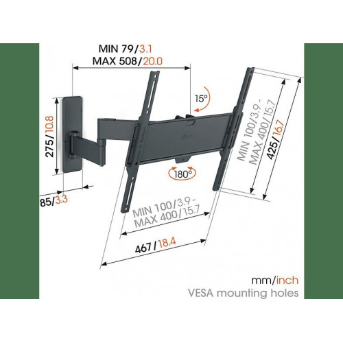 Soporte TV - Vogels TVM 1449, 32