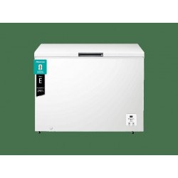 Congelador horizontal - Hisense FT386D4AWLYE, 84.7 cm, 297 l, Función Dual,  Bordes suaves, Blanco