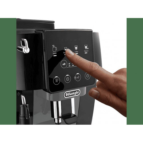 Cafetera superautomática - De'Longhi Magnifica Start ECAM220.21.BG, Molinillo integrado, Sistema Thermoblock, Vaporizador, 1450 W, 15 bar, Negro