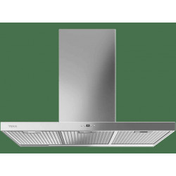 Campana decorativa - Teka DSH 986, 3+1 Velocidades, 586 m³/h, Temporizador, 90 cm, Inox