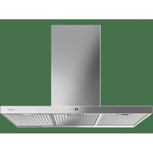 Campana decorativa - Teka DSH 986, 3+1 Velocidades, 586 m³/h, Temporizador, 90 cm, Inox