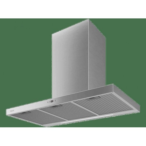 Campana decorativa - Teka DSH 986, 3+1 Velocidades, 586 m³/h, Temporizador, 90 cm, Inox