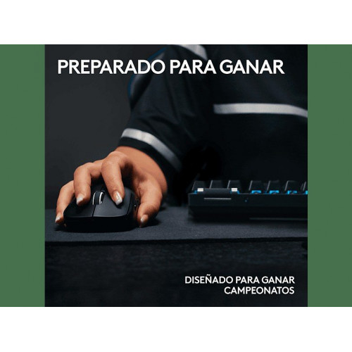 Ratón gaming - Logitech G Pro X Superlight 2, Lightspeed, Inalámbrico-USB, 32.0000 ppp, PC-Mac, Botones personalizables, Interruptores híbridos, Negro