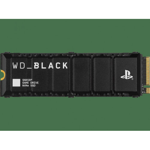 Disco duro SSD interno 2TB - WD_Black SN850P NVMe SSD, Almacenamiento para consolas PS5™, Hasta 7300MB/s, Negro