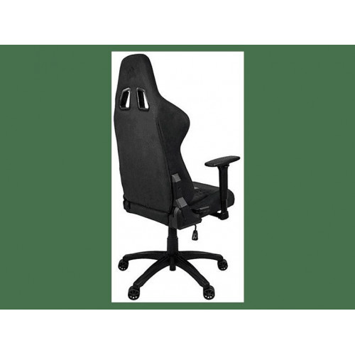 Silla gaming - Corsair TC100 Relaxed, Transpirable, Reposabrazos 2D, Inclinación 160°, Negro y gris