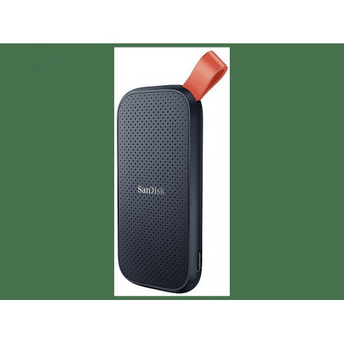 Disco duro SSD externo 1TB - SanDisk Portable SSD, Portátil, USB 3.2 Gen 2, Lectura de hasta 800 MB/s, Gancho de goma, Gris