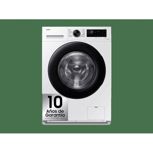 Lavadora carga frontal - Samsung WW90CGC04DAEEC, 9 kg, 1400 rpm, EcoBubble™, Función WiFi con SmartThings, Blanco
