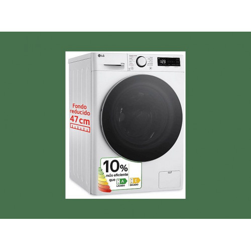 Lavadora secadora - LG F2DR5S09A1W, 9 kg+5 kg, 1200 rpm, 12 programas, Blanco
