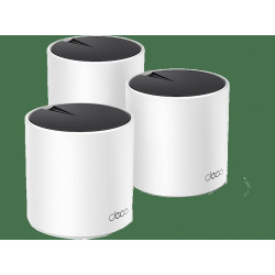 Sistema WiFi Mesh - TP-Link Deco X55, 3000 Mbps, MU-MIMO, WiFi 6, 418m2, 150 Dispositivos, Blanco