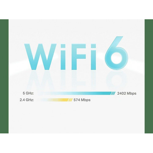 Sistema WiFi Mesh - TP-Link Deco X55, 3000 Mbps, MU-MIMO, WiFi 6, 418m2, 150 Dispositivos, Blanco