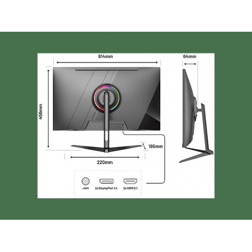 Monitor Gaming - JAPANNEXT JN-IPS27G1632UF, 27 