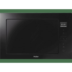 Microondas con grill integrable - Haier Series 2&4 H38MWID4ID27N, 900W, 6 niveles, 28 l, Negro