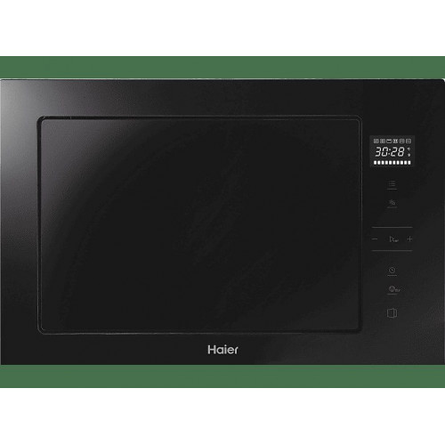 Microondas con grill integrable - Haier Series 2&4 H38MWID4ID27N, 900W, 6 niveles, 28 l, Negro