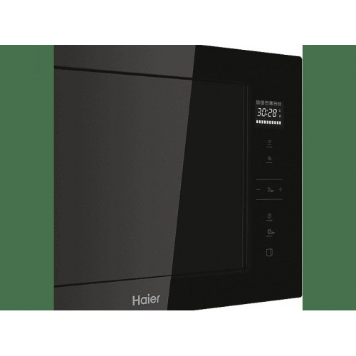 Microondas con grill integrable - Haier Series 2&4 H38MWID4ID27N, 900W, 6 niveles, 28 l, Negro
