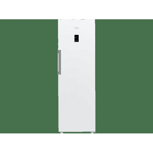 Congelador vertical - Beko B3RFNE314W, 286 l, 186.5 cm, No Frost, SmoothFit™, Puerta reversible, Motor ProSmart Inverter, Blanco