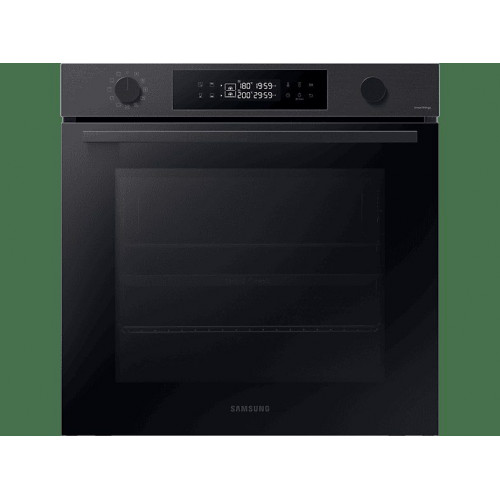 Horno - Samsung Dual Cook  NV7B4430ZAB/U1, Multifunción, Pirolítico, 76l, 59.5 cm, Función WiFi con SmartThings, Negro