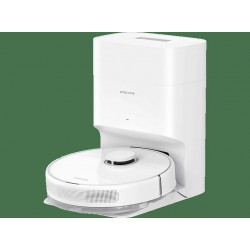 Robot aspirador - Dreame D10 Plus Gen 2, 6000 Pa, 400 ml Depósito de polvo, 150 min Autonomía, Friega , 5200mAh, Blanco
